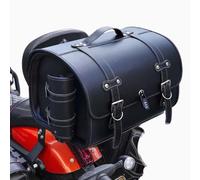 JDUYHS Motorrad Hecktasche für Honda Monkey 125, Motorrad Topcase Große Kapazität Topcase für Roller Motorrad Werkzeugtasche Leder wasserdichte Packtaschen,A Black