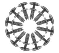 JECOMPRIS 150 Stück Universelle Kfz Dachhimmelclips aus Kunststoff Befestigungsclips für Innenverkleidung Stoßstangen und Karosserie Drucknieten für Fahrzeugreparatur und Montage