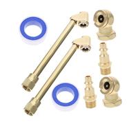 JECOMPRIS 2satz Robustes Kupfer-luftfutter-set Mit Schnellkupplung Luftventil Anschluss Für Autoreifen Traktorreifen Und Kompressor Langlebig Und Vielseitig Für Inflator Und Reparaturwerkzeu