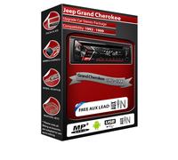 Jeep Grand Cherokee Stereo, Pioneer CD Player Radio Vorne USB Aux-Eingang Ipod