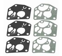 Jeffergarden Vergaser-Membrandichtungssatz, Kunststoff, Gewährleistet die Motorleistung, Kompatibel mit Briggs- und Stratton-Modellen, für die Wartung Kleiner Motoren