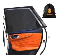 JELLYBABABABY Universeller Sonnenschutz Auto Baby - UV Schutz Sonnenblende Kinder 2 Stück - Hochwertiger Auto Sonnenrollo für Kinder, Babys & Haustiere im Rücksitz - Schnelle Installation