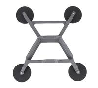 Jelquix 178 Lbs Robuste Magnetische Autodachhalterung, Montagegestell aus Aluminiumlegierung mit 4 Hochfesten Magnetblöcken, für Wohnmobile, LKWs, Boote, Yachten, Anhänger und Campingfahrzeuge (Grey)