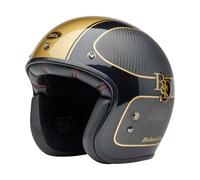 Bell Custom 500 Carbon RSD Checkmate Jethelm, carbon-gold, Größe S für Männer