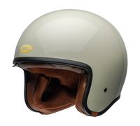 Jet Helm Cafe Racer BELL TX501 Vintage Weiß Glänzend 22.06