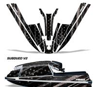 Jet Ski Grafiken Aufkleber Für Kawasaki 440 550 SX 1982-1995 SUBDUEDV2