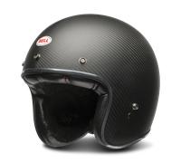 Bell Helmets Jet-Helm Custom 500 Carbon – Solid Matt Schwarz – Größe L (59) – ECE6