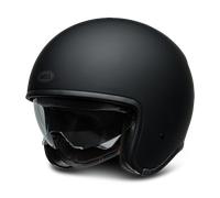Bell TX-501 Solid ECE Jethelm - Tradition & Innovation, Moderne Features, Schutz & Komfort, Gute Belüftung, verstellbare Passform, ideal für MX & Offroad, Matte Black, Größe: L