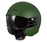 LS2, Jet Motorradhelm SPITFIRE II RETRO Military Green, XXL