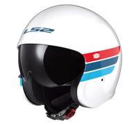 LS2 Spitfire II OF599 Retro Jethelm weiß-blau-rot S (55/56)