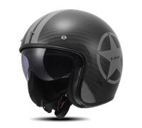 LS2, Jet Motorradhelm BOB II CARBON STAR Grey, L