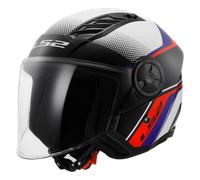 Jethelm LS2 OF616 Airflow II Solid Weiß/Blau/Rot3XL Weiß,Blau,Rot