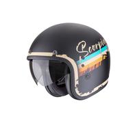 Scorpion Belfast Evo Jethelm Adonis Mattschwarz / Beige (ECE 22-06) M
