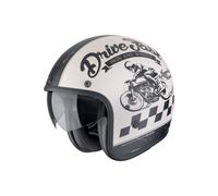 Jethelm Scorpion Belfast Evo Drive Fast matt cream black, XL XL matt cream black
