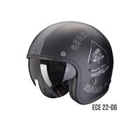 Jethelm Scorpion Belfast EVO Spade mattblack-silver, XL XL mattblack-silver