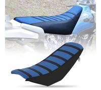 JFG RACING Motorrad Sitzbankbezug,Blau Greifer Weiche Sitzbezug Universal Gummi Greifer Soft Sitzbezug für Dirt Bike Pit Bike Enduro Motocross