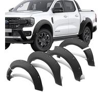 JHCHAN 8 Zoll Kotflügelverbreiterung Ford Ranger 2023-2026 T9 Wildtrak X und Wildtrak mit PDC, Radlaufverbreiterung ABS Zubehör, Pocket Style Radlauf Schutzleisten Steinschlag und Schmutz