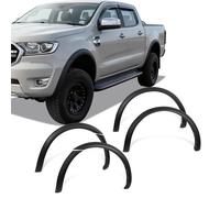 JHCHAN Kotflügelverbreiterung Ford Ranger 2018-2022 T8 Doppelkabine XL XLT Limited und Wildtrak Ohnc PDC, Verbreiterte 20 mm Radlaufverbreiterung ABS Matt Schwarz, Schutz vor Steinschlag & Schmutz