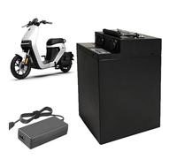 JHKJ Elektromotorradbatterie 48V 52V 60V 72V Lithium-Akkupack 20Ah 25Ah 27Ah Deep-Cycle-Batterien mit Ladegerät für Dreiräder/Roller/Mopeds,72v25ah
