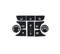 JiAQen Für Opel Mokka 2013-2019 Aufkleber für Auto-Klimaanlage,Reparaturaufkleber Für Die Steuertaste Der Autoklimaanlage Auto Knopf Aufkleber Kit,B