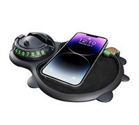 JIEBWCHA Anti-Rutsch-Matte für Armaturenbrett - Smartphone-Halterung - Stagnum-Basis mit Ablage für Autoschlüssel und Navigationsgerät - Fahrzeugzubehör