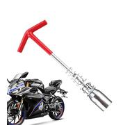 JIEBWCHA Zündkerzen-Stecknuss, T-Griff für Zündkerzen, rutschfester Griff aus Legierung zur Montage und Entfernung auf Motorrädern, Autos und Werkstattausrüstung oder im Freien