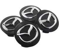 JIOPEDF 4 Stück Nabendeckel für Mazda 2 2022 2023 52MM, Radnabenkappen Felgendeckel Felgenkappen Nabenkappen Wheel Caps Radnabenabdeckung Zubehör,A
