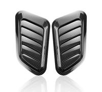 JKGBUK 2 Stücke Aufkleber für Lüftungsschlitze im Auto für Opel Astra Crossland Grandland Insignia Mokka Combo, Lufteinlass Gitter Vent Dekoration Aufkleber Auto Seitenlufteinlass Aufkleber,D