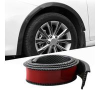 JKGBUK 4 Stück Auto Radlauf Schutzleisten für FIAT 500/500C/500E/Abarth 500 2007-2022-Pr, Kratzfest Auto Rad Augenbrauen Bogen Trim Lippen Streifen Rad Augenbraue Bogen Trim Aufkleber,D