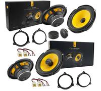 JL Audio Kit 6 Lautsprecher vorne und hinten für Nissan Juke F15/F16 6,5 Zoll