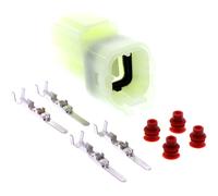 JMP 4-polig Flachstecker Set mit Kabeldichtungen für Honda 2.2N