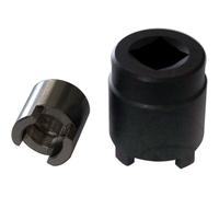 JMP Profi Nutmutternschlüssel, eckige Pins, für Motorbefestigung für: Honda RVF