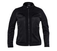 John Doe Aero Mesh perforierte Damen Motorrad Textiljacke, schwarz, Größe S