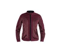 John Doe Aero Mesh perforierte Damen Motorrad Textiljacke, schwarz, L