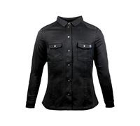 John Doe DAMEN MOTOSHIRT Aramid schwarz - Schwarz, M