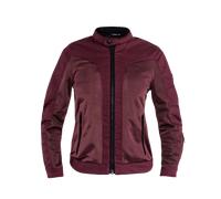 John Doe Aero Mesh perforierte Damen Motorrad Textiljacke, schwarz, L