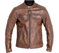 John Doe Dexter Motorrad Lederjacke, braun, S