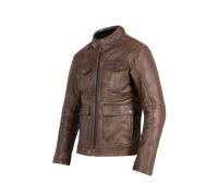 John Doe Drifter Motorrad Lederjacke (Braun)