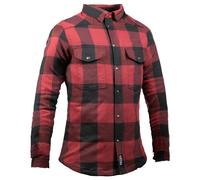 John Doe Hemd Motoshirt Damen, schwarz-rot Größe: XL