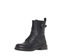 John Doe Jackie High Heel Damen Motorradschuhe Vintage Leder Gr. 39 EU - Schwarz