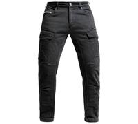 Motorradjeans John Doe Defender Monolayer XTM Slim Fit black, 36-36 36-36 black