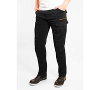 John Doe Stroker Cargo XTM Motorradhose Atmungsaktiv mit Protektoren Black 36/34