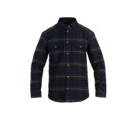 Motoshirt Vintage Motorradhemd Herren (grün/dunkelbau), 2XL