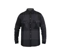 John Doe Motoshirt XTM Big Block Motorradhemd, grau/schwarz, XL