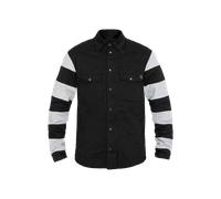 John Doe Motoshirt Prison Motorradhemd schwarz-weiss, Größe L