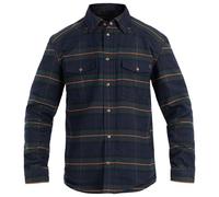 John Doe Motoshirt Vintage Motorrad Hemd, grün-blau, Größe 4XL