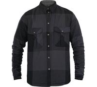John Doe Motoshirt Grau-Schwarz Big Block Motorradhemd L