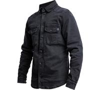 John Doe Motoshirt XTM Denim Motorrad Hemd, schwarz, Größe 5XL für Männer