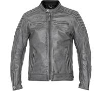 John Doe Motorradjacke Storm Leather Jacket modische Lederjacke grau, 3XL