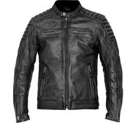 John Doe Storm Motorrad Lederjacke, schwarz, Größe 2XL für Männer